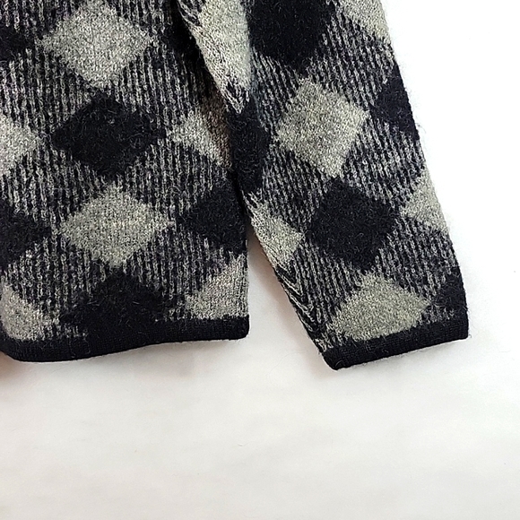 CRYSTAL-KOBE Wool Long Sleeve Button Down Sweater Size M - Picture 6 of 8